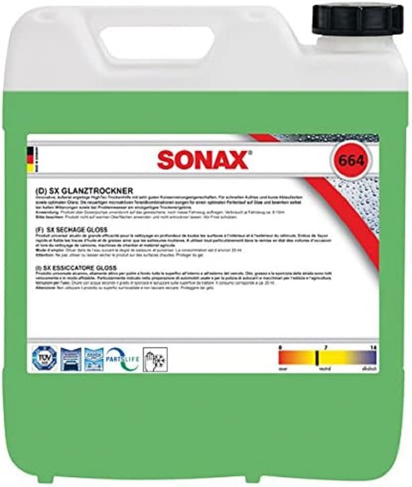 SONAX 664600 SX GlanzTrockner, 10l von SONAX