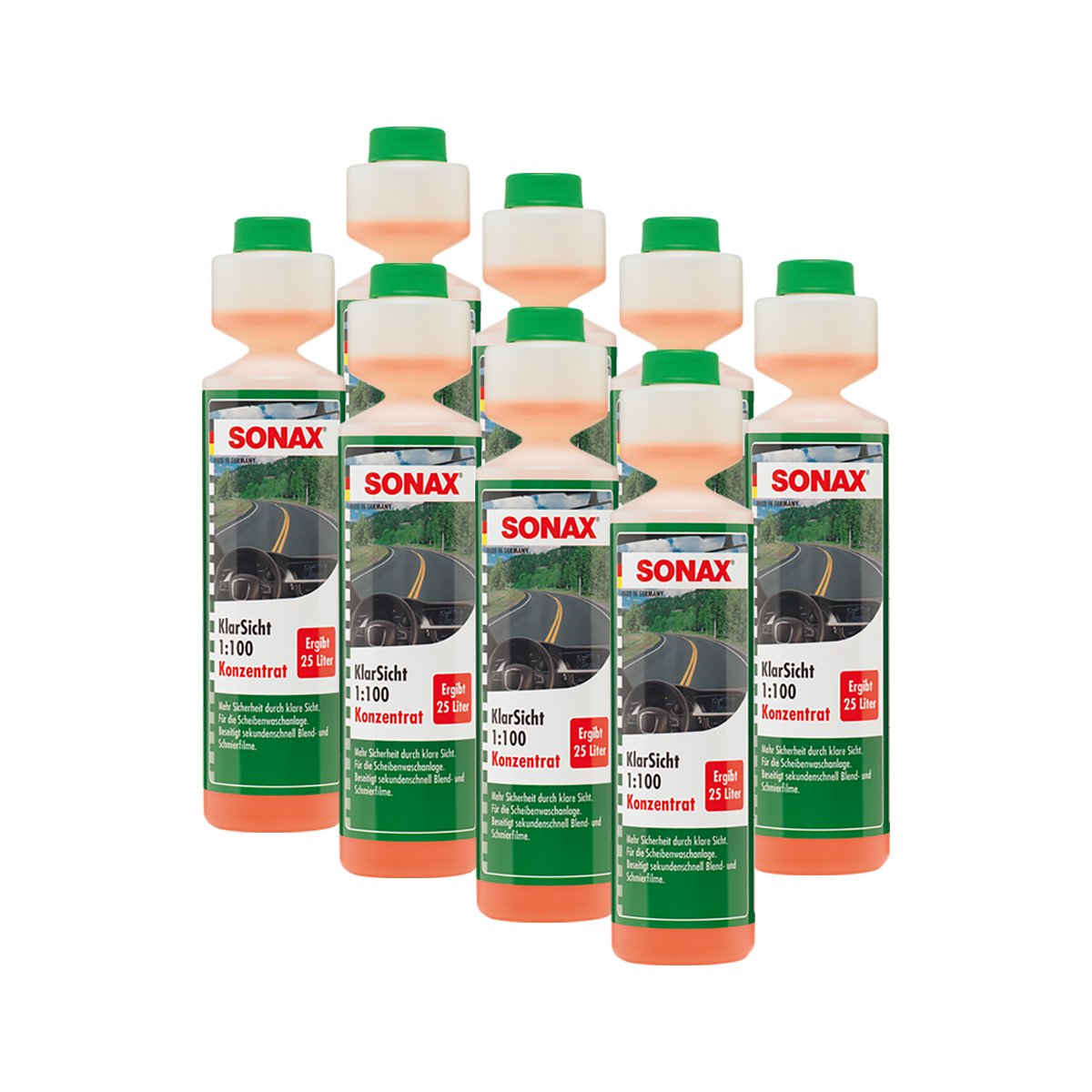 SONAX 8X 03711410 KlarSicht 1:100 Konzentrat ScheibenReiniger 250ml SONAX 8X 03711410 KlarSicht 1:100 Konzentrat ScheibenReiniger 250ml von SONAX