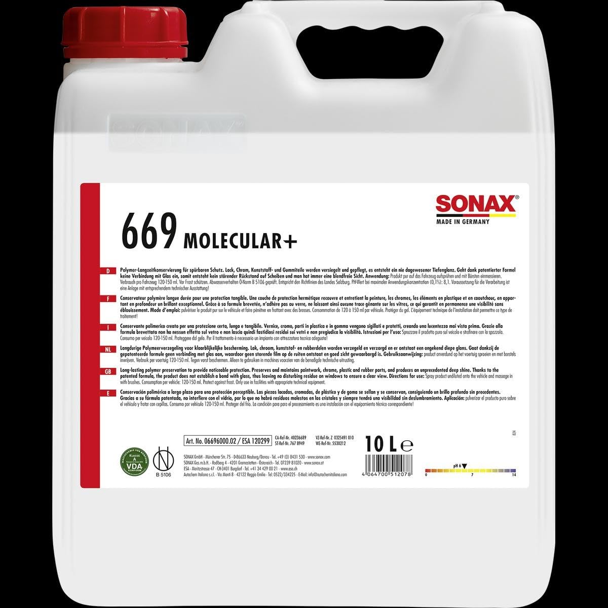 SONAX Molecular+ 10 l von SONAX