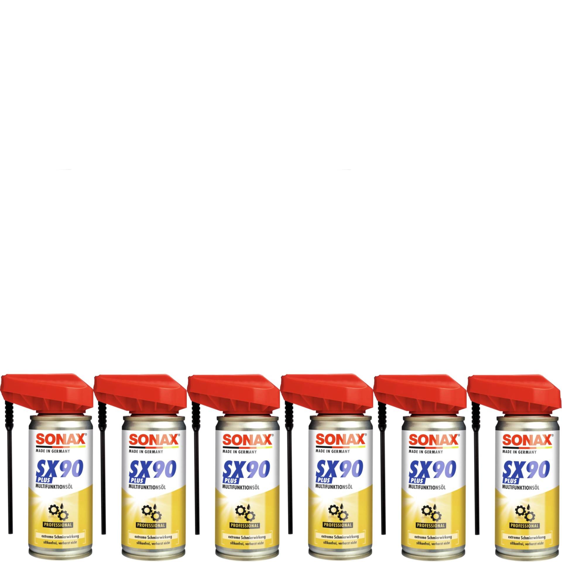 SONAX SX90 Plus Multifunktionsöl mit Easy-Spray (100 ml) für alle Zwecke wie Rostlöser, Schmiermittel, Korrosionsschutz & Kriechöl| Art-Nr. 04741001 von SONAX