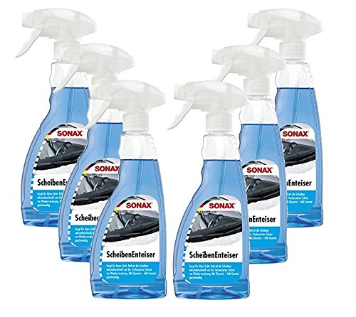 6x 500ml SONAX Scheibenenteiser Scheiben-Entfroster Sprühflasche Enteiserspray 6x 500ml SONAX Scheibenenteiser Scheiben-Entfroster Sprühflasche Enteiserspray von SONAX