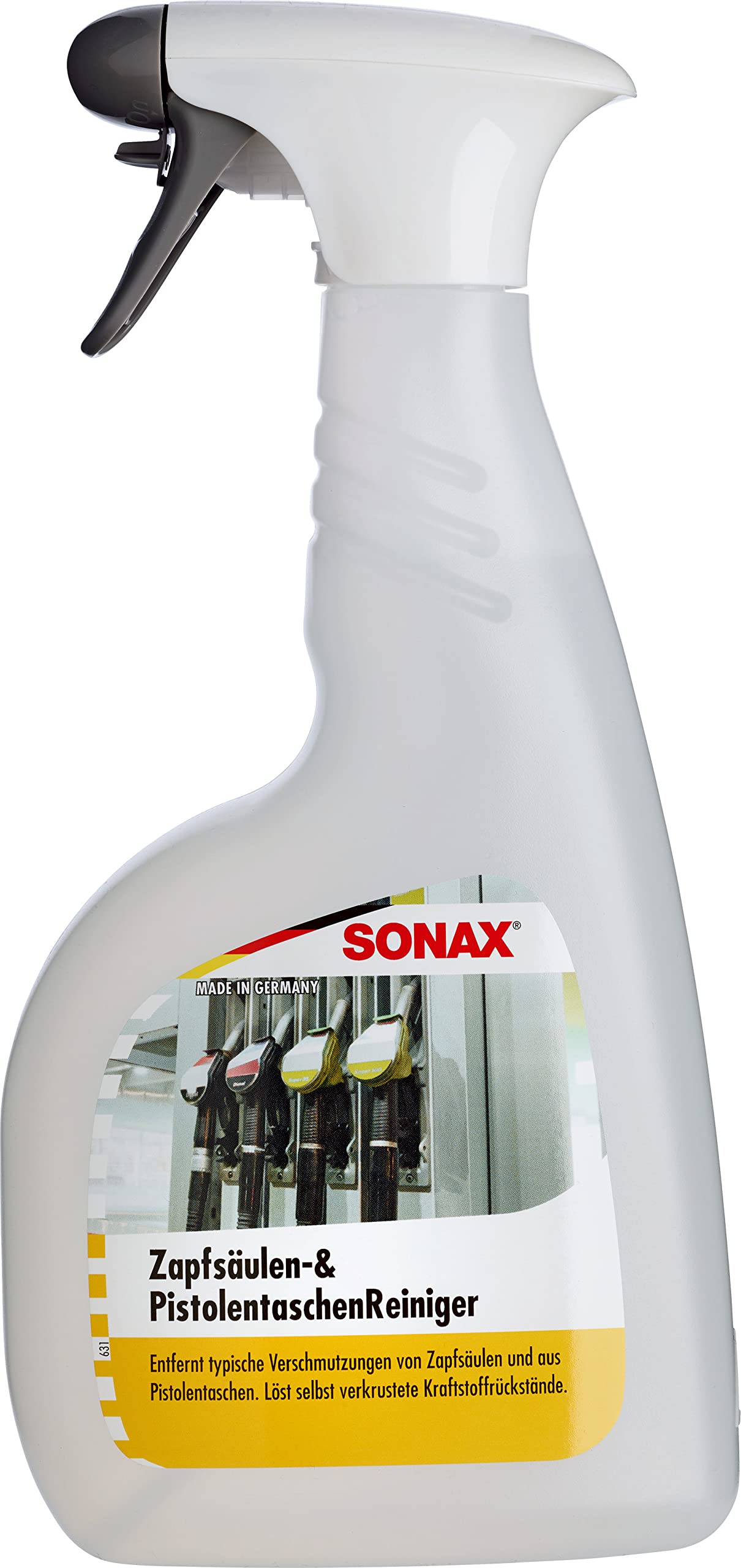 SONAX Zapfsäulen+PistolentaschenReiniger (750 ml) zur schnellen und zuverlässigen Beseitigung aller typischen Öl- und Fettverschmutzungen | Art-Nr. 04664000 von SONAX