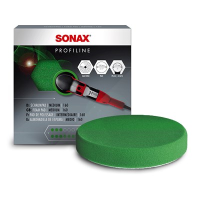 Sonax Schaumpad (medium) 160mm Durchmesser, Polierpad [Hersteller-Nr. 04930000] von SONAX