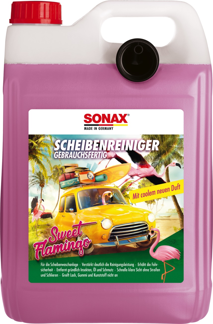Scheibenreiniger Sweet Flamingo von Sonax, 5 Liter Scheibenreiniger Sweet Flamingo von Sonax, 5 Liter von SONAX