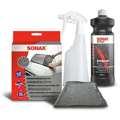 Sonax 1 L PROFILINE HyperCoat + Sprayboy + TrockenTuch Plus von SONAX