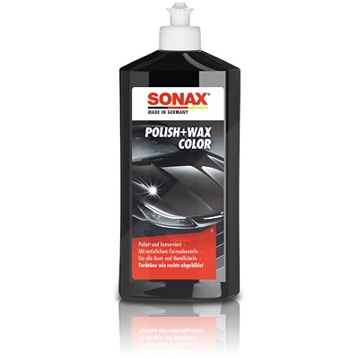 Sonax 1x 500ml Polish + Wax Color schwarz [Hersteller-Nr. 02961000] von SONAX