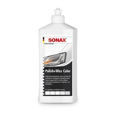 Sonax 1x 500ml Polish & Wax Color weiß [Hersteller-Nr. 02960000] von SONAX