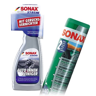 Sonax 1x 500ml XTREME AutoInnenReiniger+ 2x Microtücher von SONAX