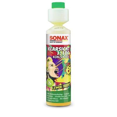 Sonax 250 ml KlarSicht 1:100 Konzentrat Lemon Rocks von SONAX