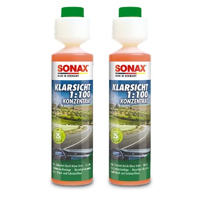 Sonax 2x 250ml KlarSicht 1:100 Konzentrat [Hersteller-Nr. 03711410] von SONAX