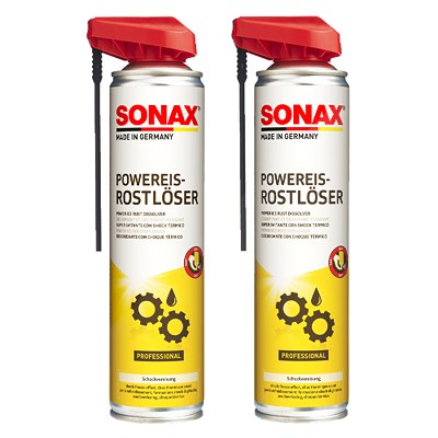 Sonax 2x 400ml PowerEis-Rostlöser m. EasySpray [Hersteller-Nr. 04723000] von SONAX
