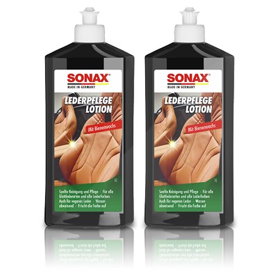 Sonax 2x 500ml LederPflegeLotion [Hersteller-Nr. 02912000] von SONAX