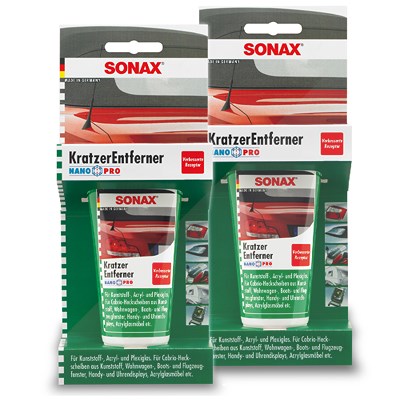Sonax 2x 75ml KratzerEntferner Kunststoff NanoPro [Hersteller-Nr. 03050000] von SONAX