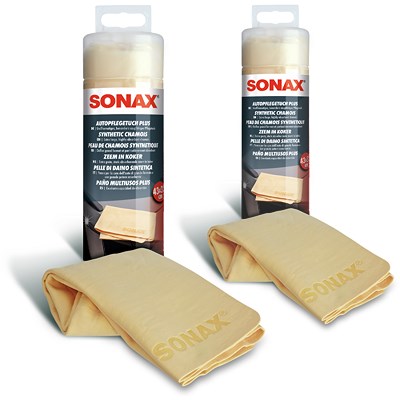 Sonax 2x Autopflegetuch PLUS [Hersteller-Nr. 04177000] von SONAX