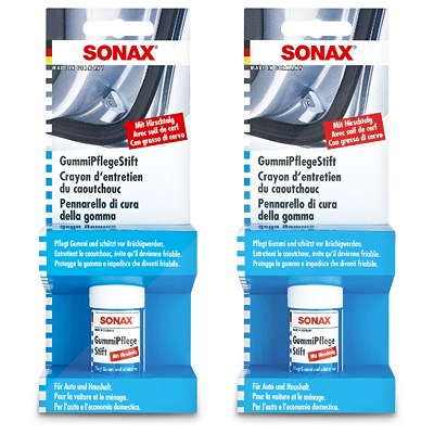 Sonax 2x GummiPflegeStift [Hersteller-Nr. 04990000] von SONAX