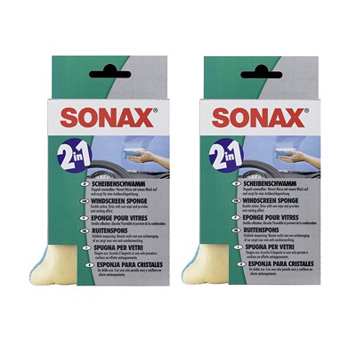 Sonax 2x ScheibenSchwamm [Hersteller-Nr. 04171000] von SONAX