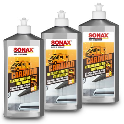 Sonax 3x 500 ml CARAVAN RegenstreifenEntferner [Hersteller-Nr. 07182000] von SONAX