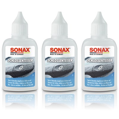 Sonax 3x 50ml SchlossEnteiser [Hersteller-Nr. 03315410] von SONAX