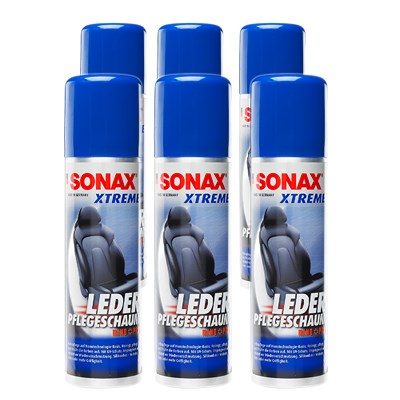 Sonax 6x 250ml XTREME LederPflegeSchaum [Hersteller-Nr. 02891000] von SONAX