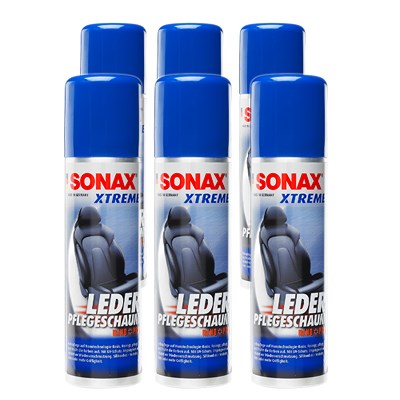 Sonax 6x 250ml XTREME LederPflegeSchaum [Hersteller-Nr. 02891000] von SONAX