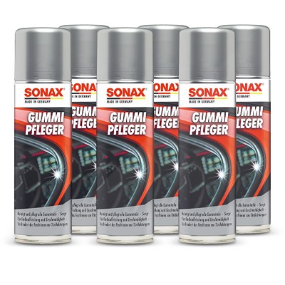 Sonax 6x 300ml GummiPfleger [Hersteller-Nr. 03402000] von SONAX