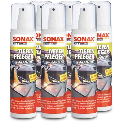 Sonax 6x 300ml TiefenPfleger Glänzend [Hersteller-Nr. 03800410] von SONAX