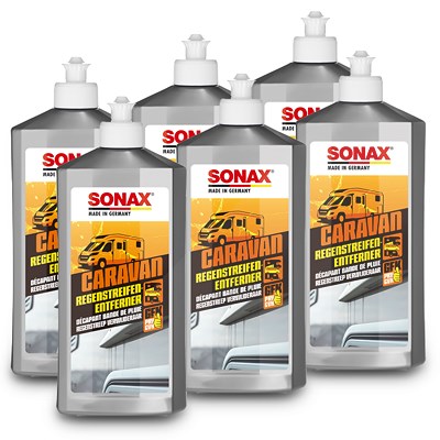 Sonax 6x 500 ml CARAVAN RegenstreifenEntferner [Hersteller-Nr. 07182000] von SONAX
