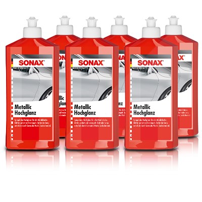 Sonax 6x 500ml MetallicHochglanz [Hersteller-Nr. 03172000] von SONAX