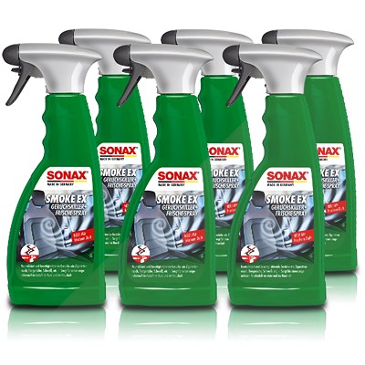 Sonax 6x 500ml SmokeEx Geruchskiller & Frische-Spray [Hersteller-Nr. 02922410] von SONAX