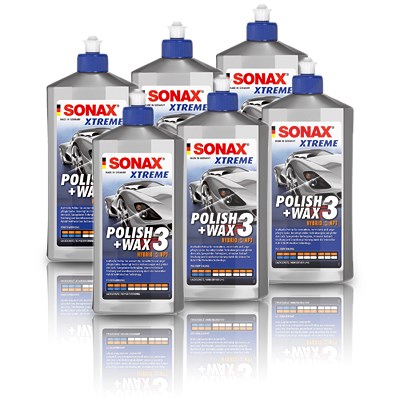 Sonax 6x 500ml XTREME Polish & Wax 3 Hybrid NPT [Hersteller-Nr. 02022000] von SONAX