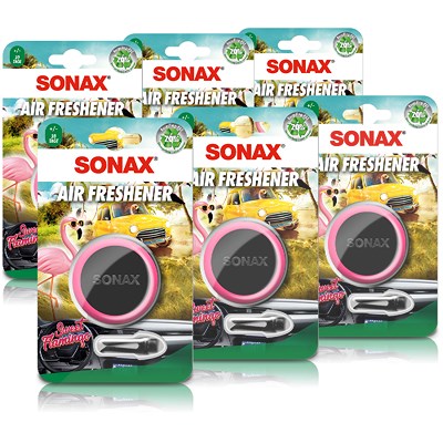 Sonax 6x Lufterfrischer Autoduft Air Freshener Sweet Flamingo Sonax 6x Lufterfrischer Autoduft Air Freshener Sweet Flamingo von SONAX