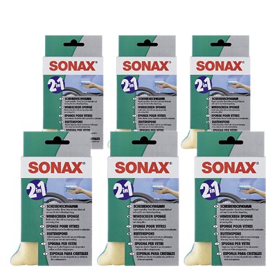 Sonax 6x ScheibenSchwamm [Hersteller-Nr. 04171000] von SONAX