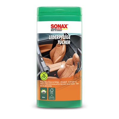 Sonax LederPflegeTücher Box [Hersteller-Nr. 04123000] von SONAX