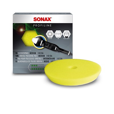 Sonax  Polierschwamm gelb 143 Dual Action FinishPad  04933410 von SONAX