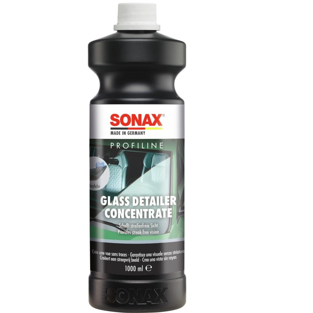 SONAX PROFILINE Glass Detailer Concentrate (1 Liter) Glasreinigerkonzentrat und Gleitmittel für Reinigungsknete | Art-Nr. 03363000 SONAX PROFILINE Glass Detailer Concentrate (1 Liter) Glasreinigerkonzentrat und Gleitmittel für Reinigungsknete | Art-Nr. 03363000 von SONAX