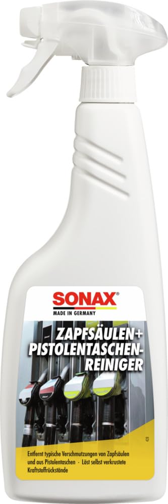 SONAX Zapfsäulen+PistolentaschenReiniger (750 ml) zur schnellen und zuverlässigen Beseitigung aller typischen Öl- und Fettverschmutzungen | Art-Nr. 04664000 von SONAX