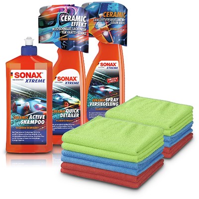 Sonax XTREME Ceramic Active Shampoo+Quick Detailer+Spray Versiegelung [Hersteller-Nr. 02574000] von SONAX