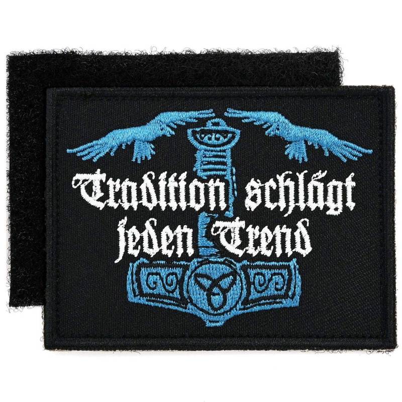 SONS OF ODIN Klett Aufnäher gestickt Tradition schlägt jeden Trend Heiden Wikinger Walhalla von SONS OF ODIN