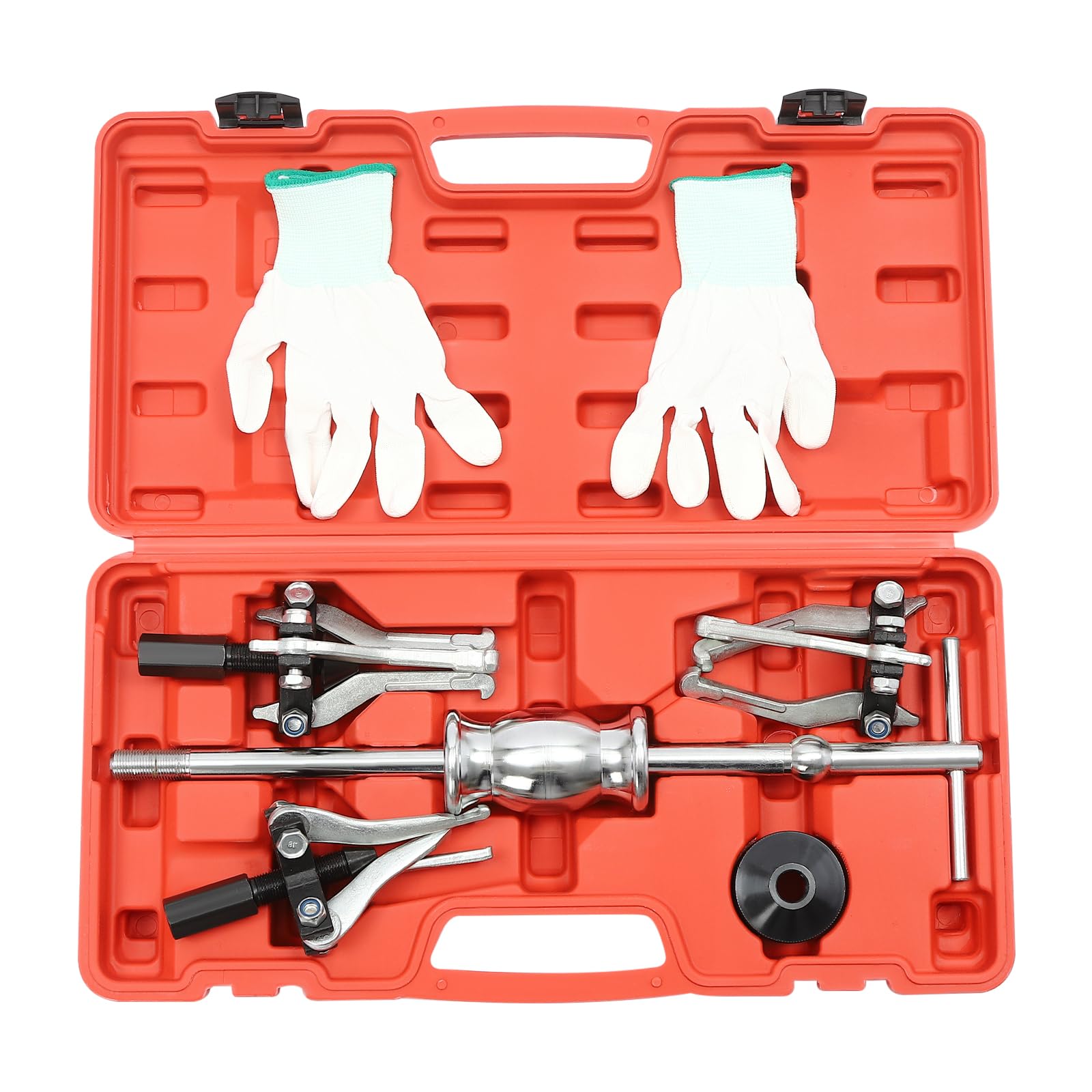 SOPERIT Abzieher Set mit Gleithammer Satz Lagerschieber Universal-Innen- & Außen-Zahnradabzieher-Set zum Abziehen von Zahnradlagern Zahnradlager-Abzieher SOPERIT Abzieher Set mit Gleithammer Satz Lagerschieber Universal-Innen- & Außen-Zahnradabzieher-Set zum Abziehen von Zahnradlagern Zahnradlager-Abzieher von SOPERIT