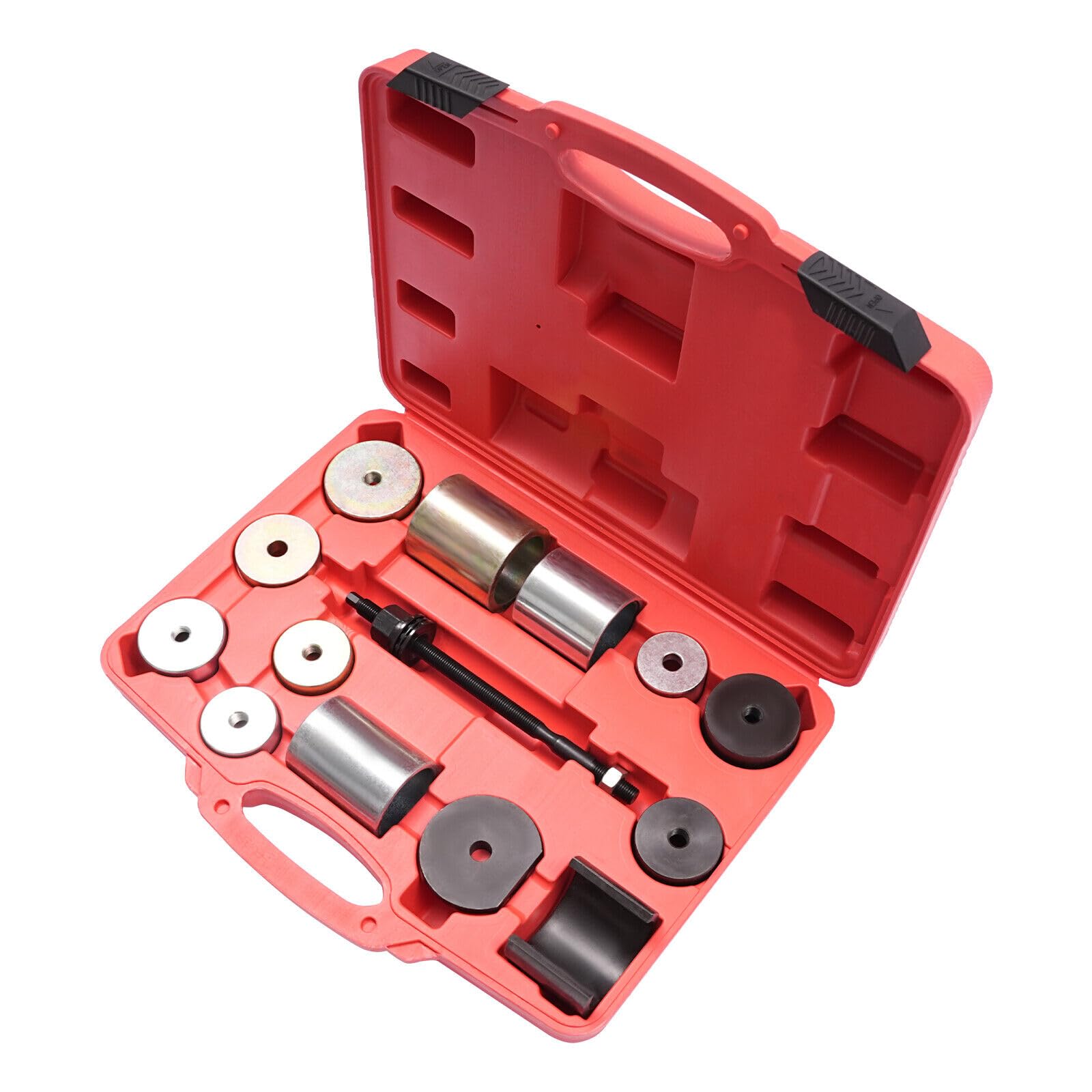 SOPERIT Radlager Werkzeug Kugelgelenk Radlager Abzieher & Gummilager Werkzeugsatz, Montagewerkzeug Satz Differential Hinterachse Bush Tool Set für BMW Iron Bushing Removal Tool SOPERIT Radlager Werkzeug Kugelgelenk Radlager Abzieher & Gummilager Werkzeugsatz, Montagewerkzeug Satz Differential Hinterachse Bush Tool Set für BMW Iron Bushing Removal Tool von SOPERIT