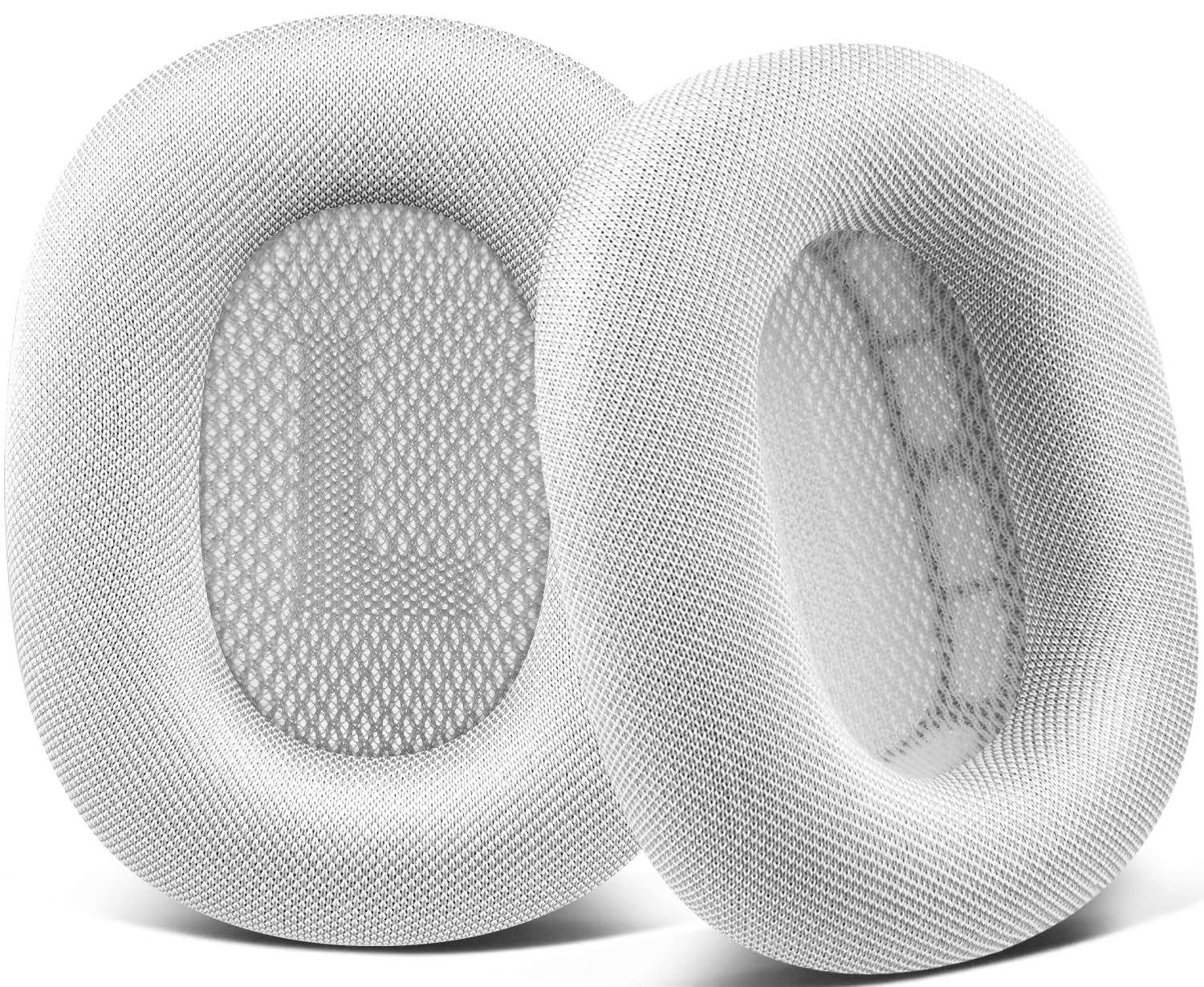 SOPROM Ohrpolster Ersatz für Airpods Max Over-Ear Kopfhörer, Ohrpolster mit strapazierfähigem Netzstoff, weicher Schaumstoff - Weiß SOPROM Ohrpolster Ersatz für Airpods Max Over-Ear Kopfhörer, Ohrpolster mit strapazierfähigem Netzstoff, weicher Schaumstoff - Weiß von SOPROM