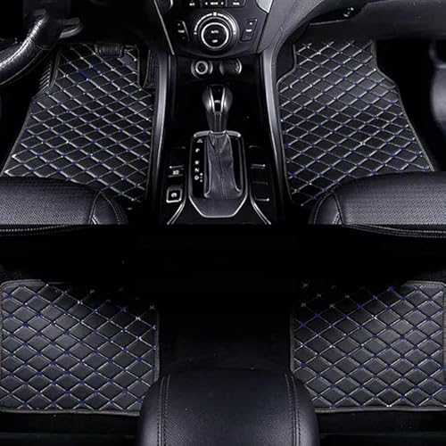 4 stück Auto-Fußmatten für BMW M3(4door) 2021-2023, Automatten Anti-Rutsch Fußmatten Autotepiche Staubdicht und Leicht Reinigen,Blackblue von SORAD
