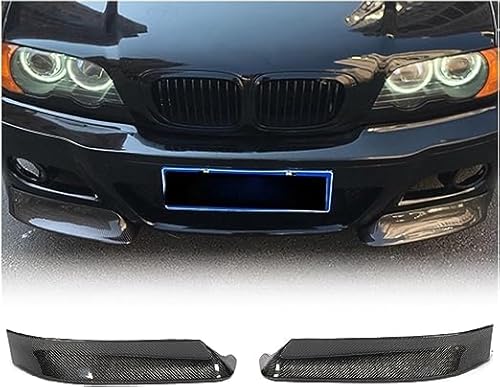 Frontlippe Spoiler für BMW Serie 3 E46 M3 2000-2006, Stoßfängerlippe Spoilerlippe Dauerhaft AntiKollision Frontspoiler Protector von SORAD