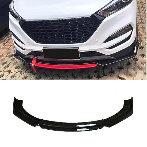 Frontlippe Spoiler für Hyundai Tucson 2015 2016 2017 2018, Stoßfängerlippe Spoilerlippe Dauerhaft AntiKollision Frontspoiler Protector,A von SORAD