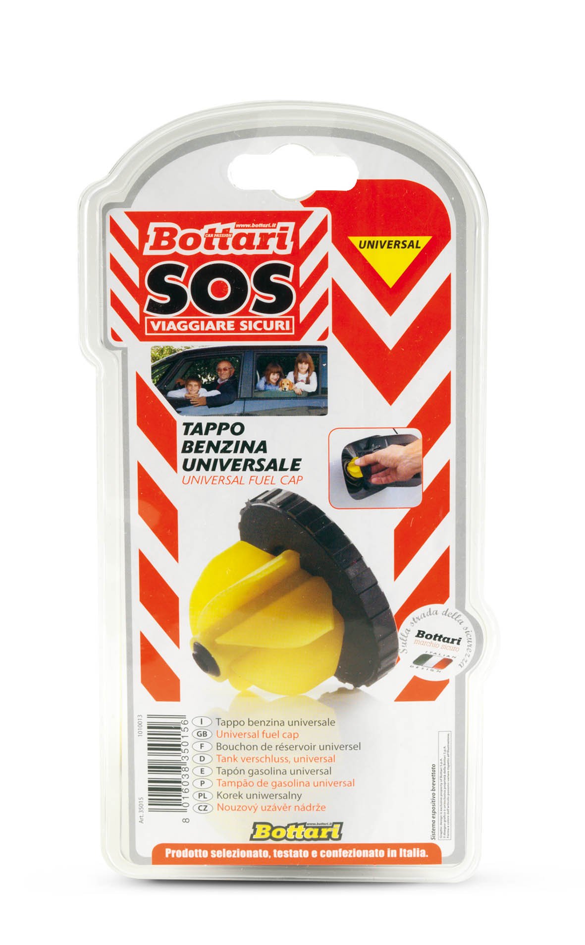 SOS 35015 Universaler und Flexibler Tankdeckel von Bottari
