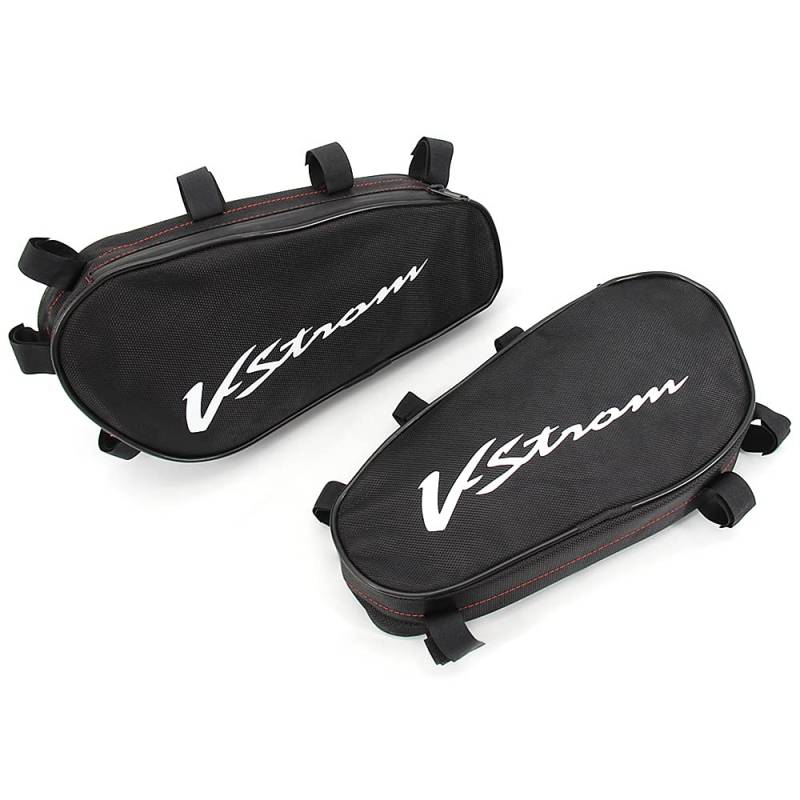 SOSOUL Motorrad Rahmen Sturz BüGel wasserdichte Reparatur Tasche Positionierung Werkzeug Tasche für V-Strom DL1000 DL 1000 2014-2020 von SOSOUL