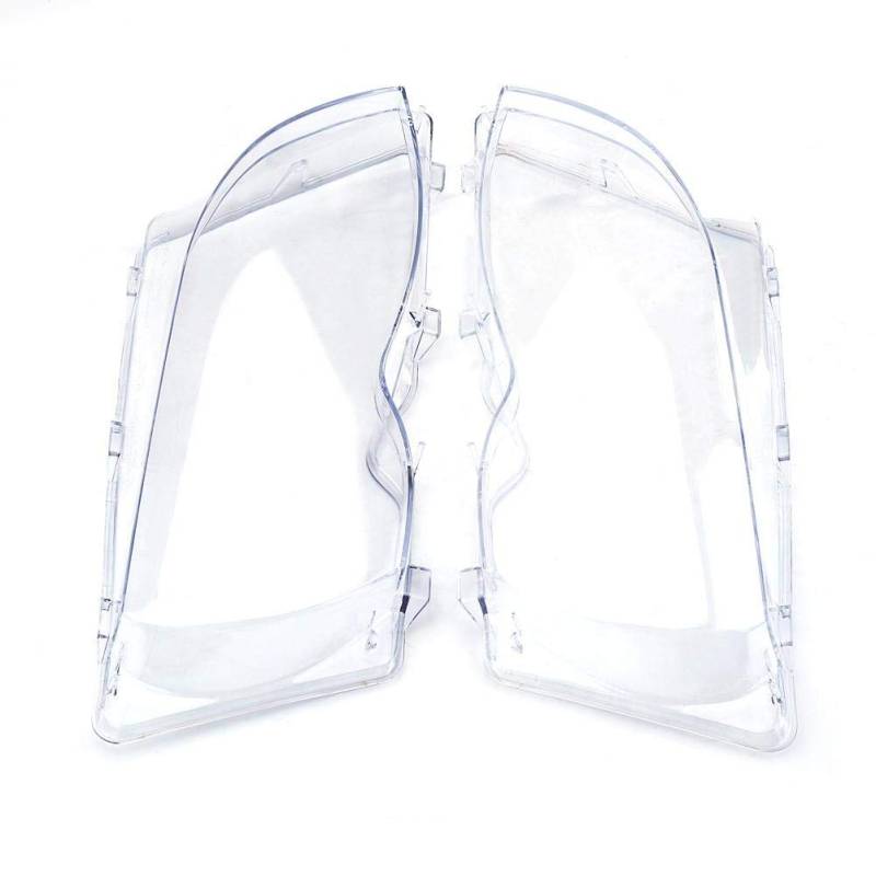 SOULONG Transparente Lampen-Abdeckung, 2 Stück, Scheinwerferlinse für Auto, transparent, für 3er-Serie E46 01-05 Facelift 63126924043 63126924044 von SOULONG