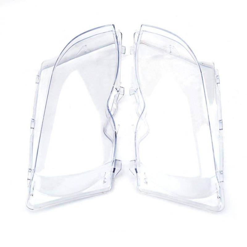 Transparente Lampenabdeckung, 2 Stück Linse für Auto Hauptscheinwerfer transparent für 3 Series E46 01-05 Facelift 63126924043 63126924044 von SOULONG