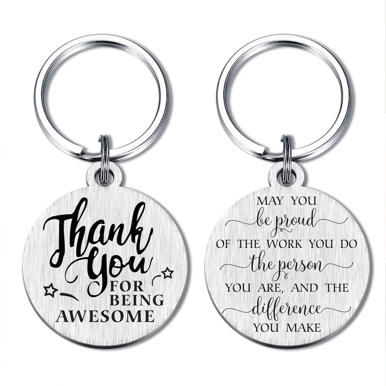 SOUSYOKYO Schlüsselanhänger für Mitarbeiter, Mitarbeiter, Wertschätzung, Geschenke für Frauen und Männer, einzigartiges Dankeschön für ein tolles Geschenk, silber, 1.2inch SOUSYOKYO Schlüsselanhänger für Mitarbeiter, Mitarbeiter, Wertschätzung, Geschenke für Frauen und Männer, einzigartiges Dankeschön für ein tolles Geschenk, silber, 1.2inch von SOUSYOKYO