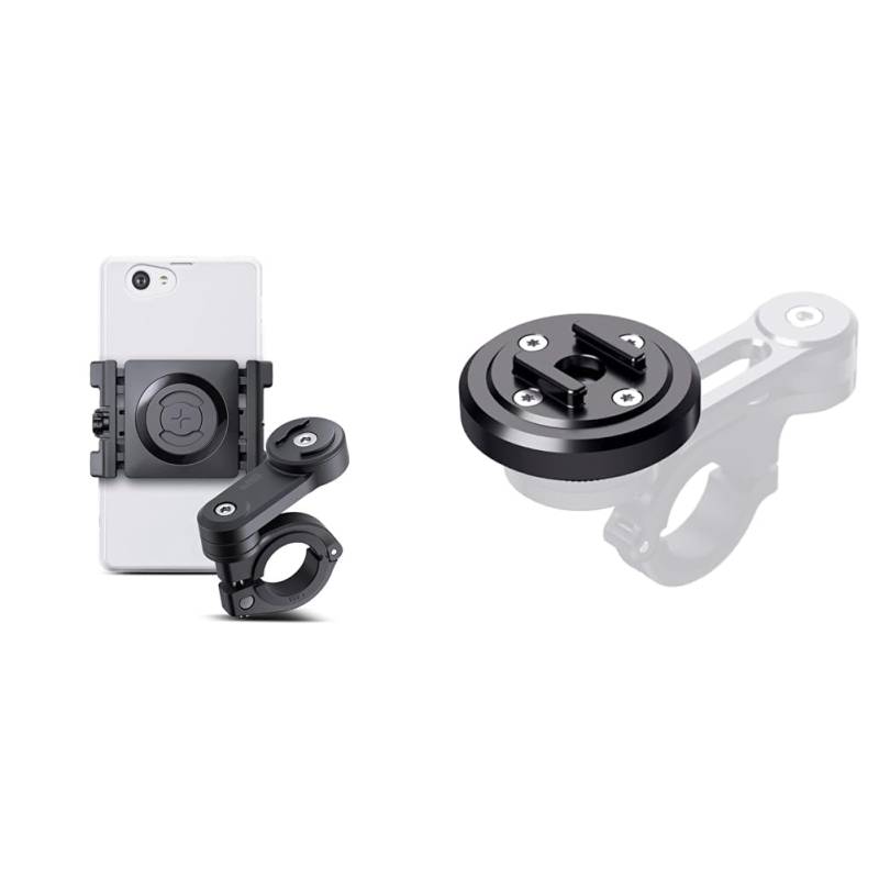 SP CONNECT Moto Bundle LT Universal Clamp | SPC+ | & SP Anti Vibration Module SCHWARZ Universal Halterung Schwarz von SP CONNECT